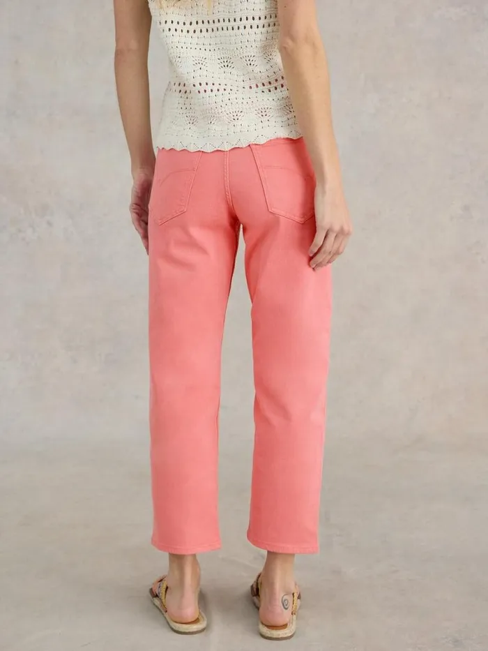 White Stuff JEANS Blake Straight Cropped Jean Bright Pink 8211 Women White Stuff JEANS Blake Straight Cropped Jean Bright Pink 8211 Women