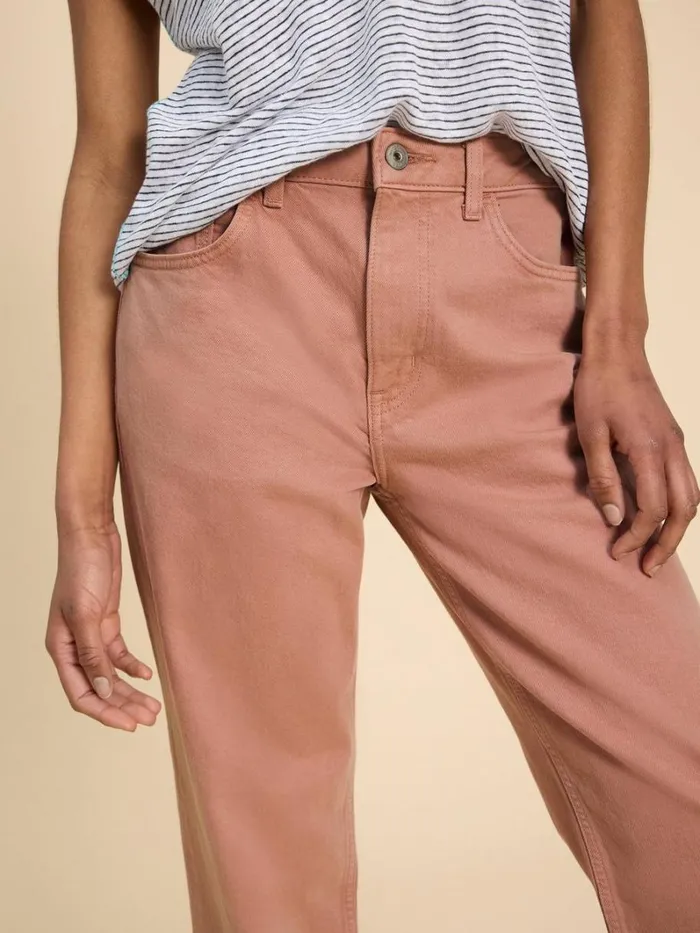 White Stuff JEANS Charlie Straight Crop Jean Dusty Pink 8211 Women