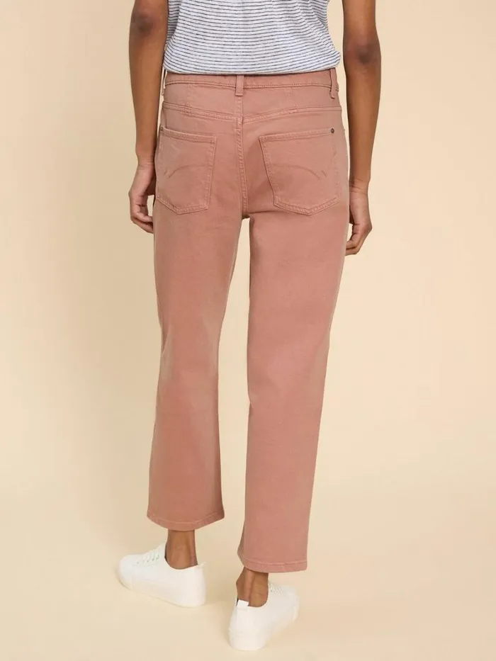 White Stuff JEANS Charlie Straight Crop Jean Dusty Pink 8211 Women