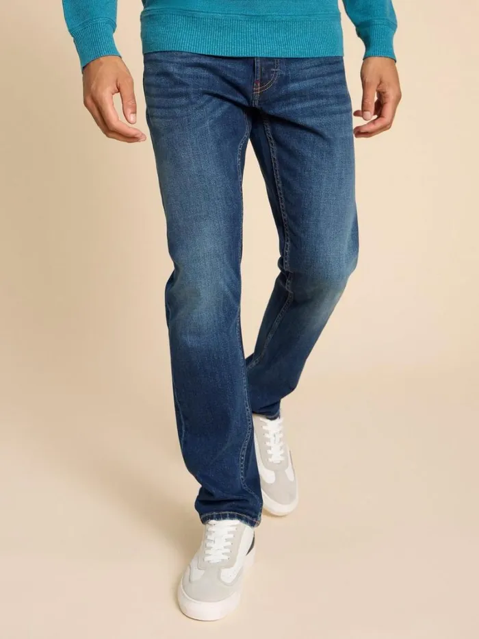 White Stuff JEANS Eastwood Straight Jean Mid Denim 8211 Men