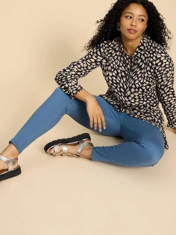 White Stuff JEANS Janey Cotton Jegging Mid Blue 8211 Women