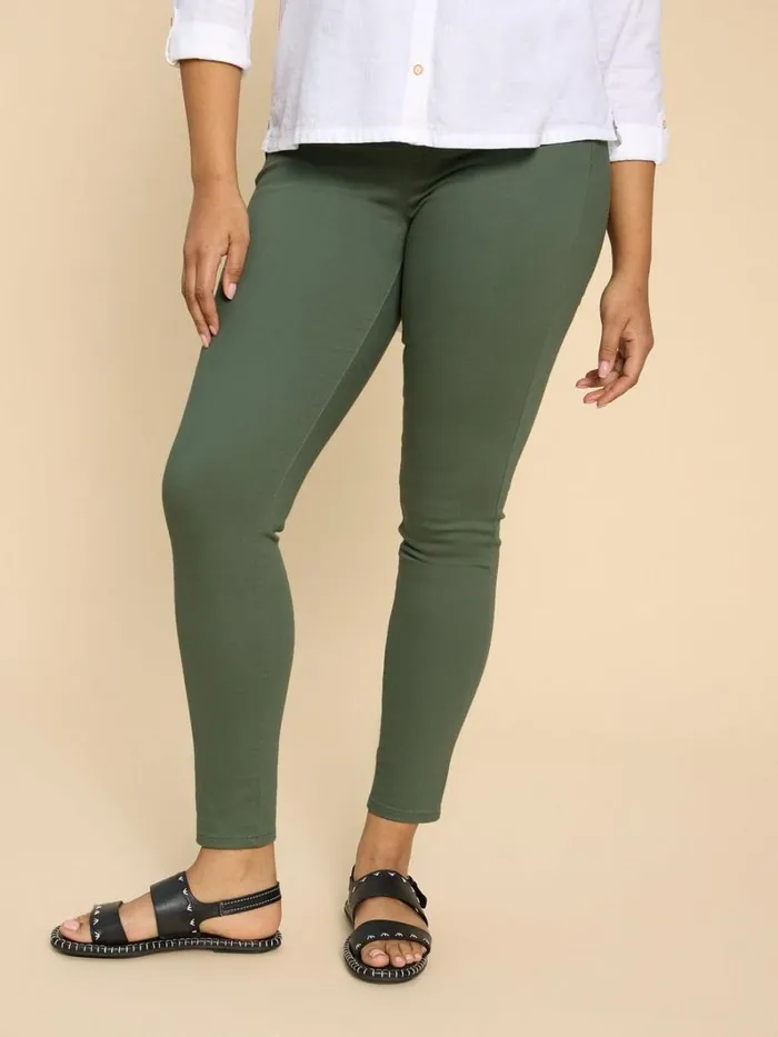 White Stuff JEANS Janey Cotton Jegging Mid Green 8211 Women White Stuff JEANS Janey Cotton Jegging Mid Green 8211 Women