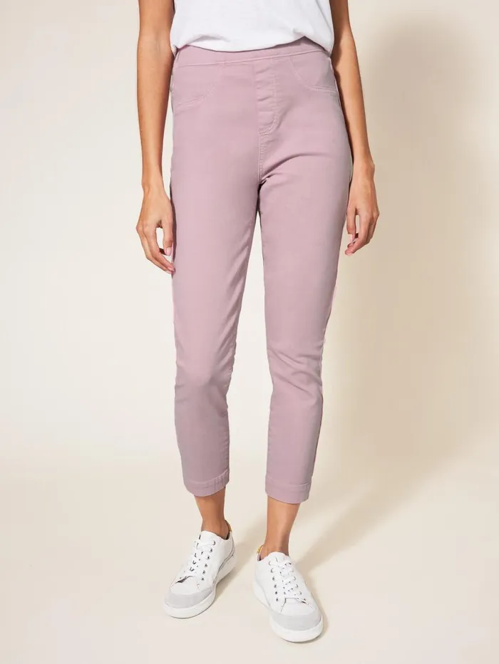 White Stuff JEANS Janey Cropped Jegging Dusty Pink 8211 Women