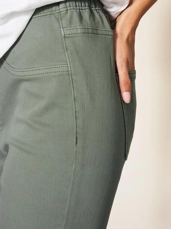 White Stuff JEANS Janey Cropped Jegging Light Green 8211 Women