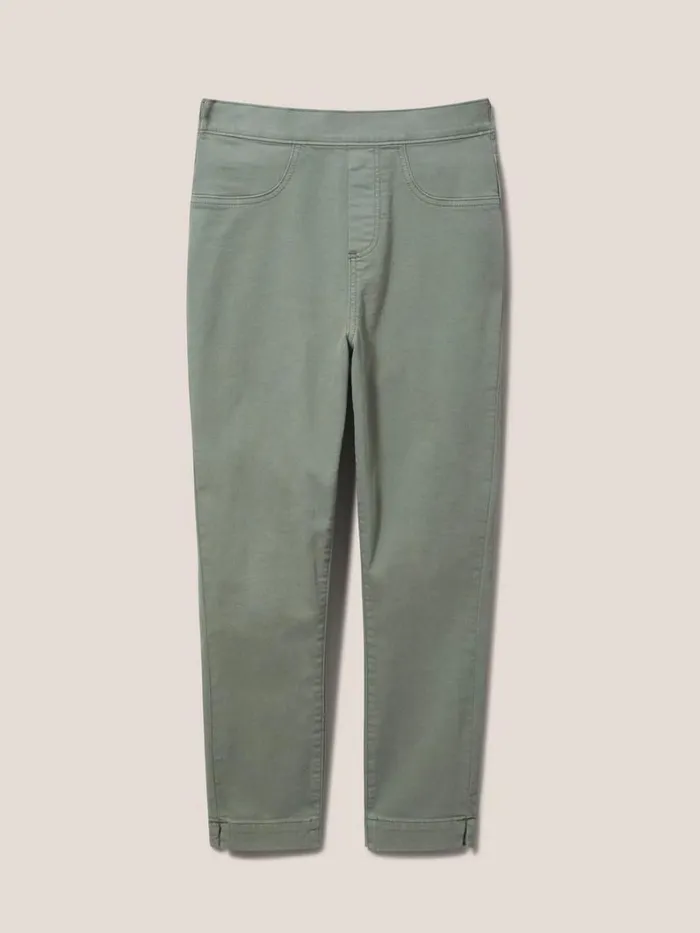 White Stuff JEANS Janey Cropped Jegging Light Green 8211 Women