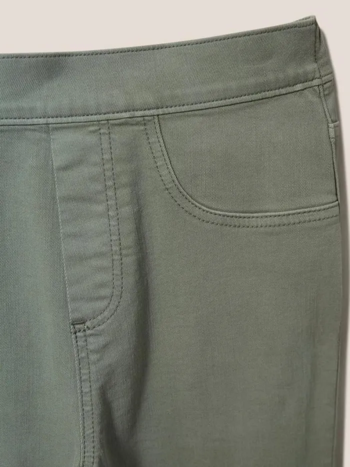 White Stuff JEANS Janey Cropped Jegging Light Green 8211 Women