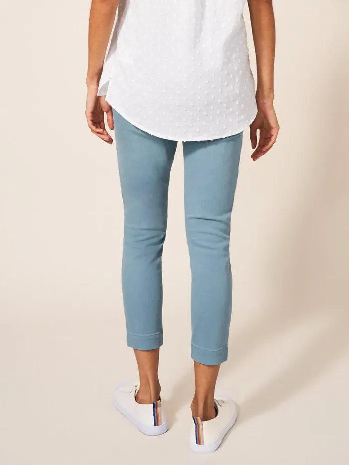 White Stuff JEANS Janey Cropped Jegging Mid Teal 8211 Women