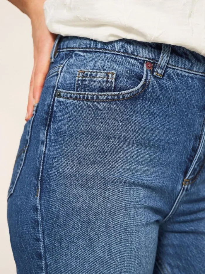 White Stuff JEANS Miley Relaxed Straight Jean Mid Denim 8211 Women