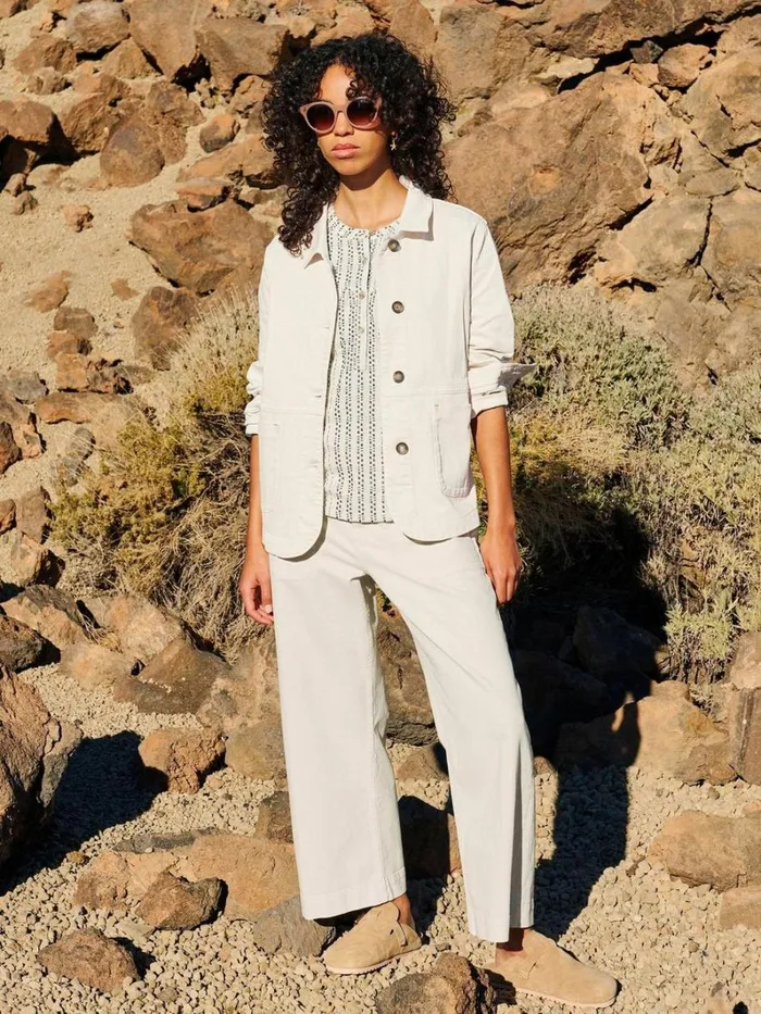 White Stuff JEANS Tia Wide Leg Cropped Jean Light Natural 8211 Women White Stuff JEANS Tia Wide Leg Cropped Jean Light Natural 8211 Women