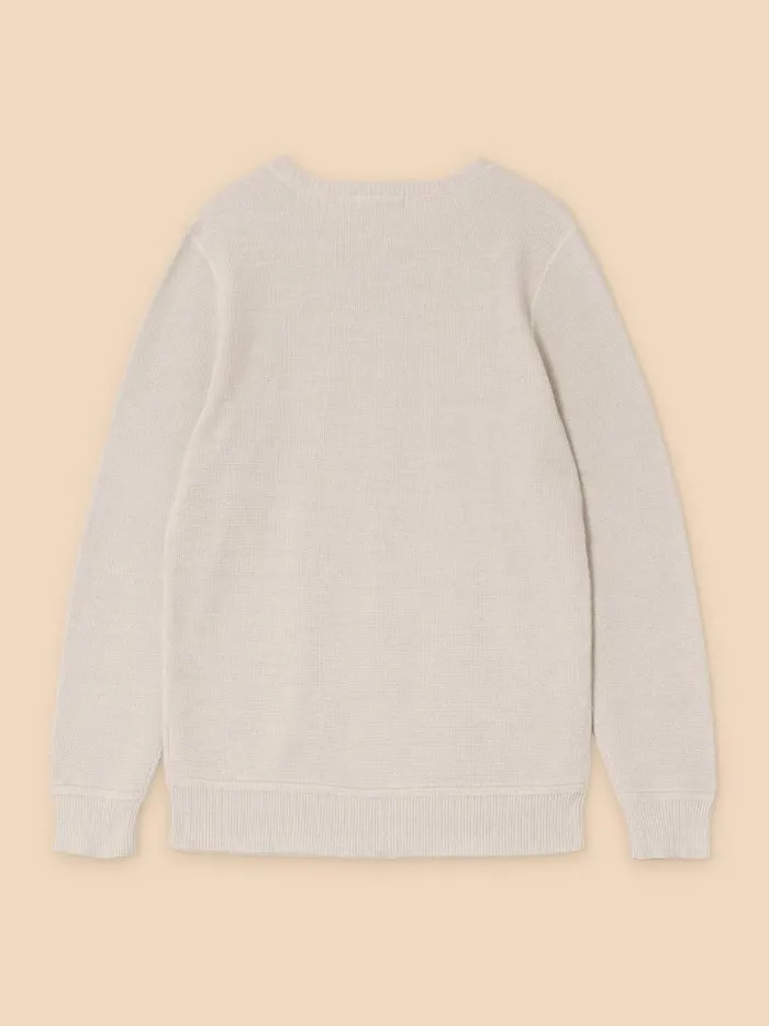 White Stuff KNITWEAR Attadale Crew Neck Jumper Light Grey 8211 Men White Stuff KNITWEAR Attadale Crew Neck Jumper Light Grey 8211 Men