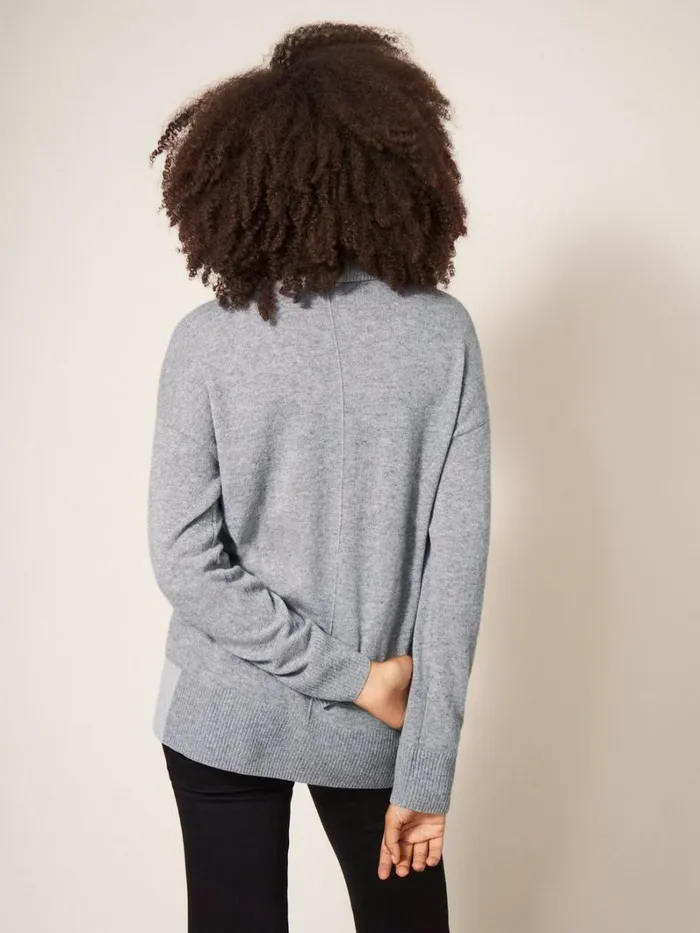 White Stuff KNITWEAR CALLIE CASHMERE JUMPER Mid Grey 8211 Women White Stuff KNITWEAR CALLIE CASHMERE JUMPER Mid Grey 8211 Women