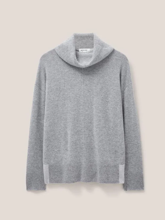 White Stuff KNITWEAR CALLIE CASHMERE JUMPER Mid Grey 8211 Women White Stuff KNITWEAR CALLIE CASHMERE JUMPER Mid Grey 8211 Women