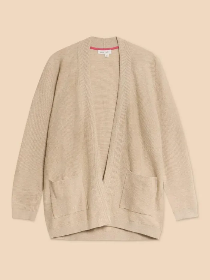 White Stuff KNITWEAR CARLA LONGLINE CARDIGAN Light Natural 8211 Women White Stuff KNITWEAR CARLA LONGLINE CARDIGAN Light Natural 8211 Women