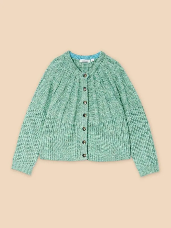 White Stuff KNITWEAR CLOVER CARDIGAN Mid Green 8211 Women White Stuff KNITWEAR CLOVER CARDIGAN Mid Green 8211 Women