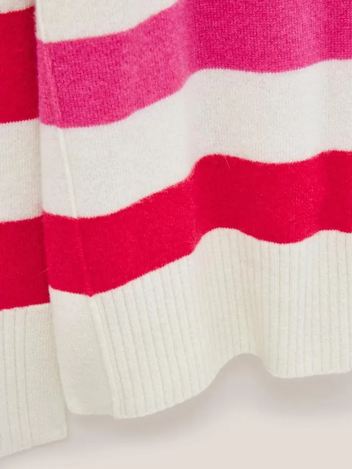 White Stuff KNITWEAR CORA CASHMERE CREW NECK JUMPER Pink Multi 8211 Women White Stuff KNITWEAR CORA CASHMERE CREW NECK JUMPER Pink Multi 8211 Women