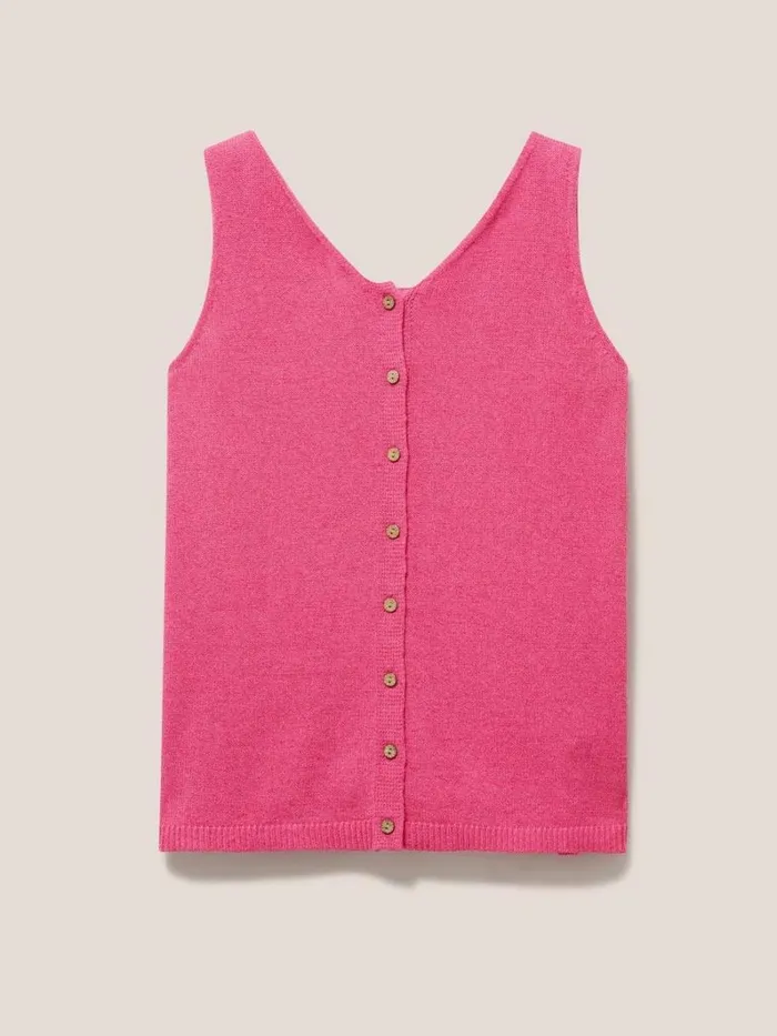 White Stuff KNITWEAR DAISY KNITTED VEST Bright Pink 8211 Women White Stuff KNITWEAR DAISY KNITTED VEST Bright Pink 8211 Women