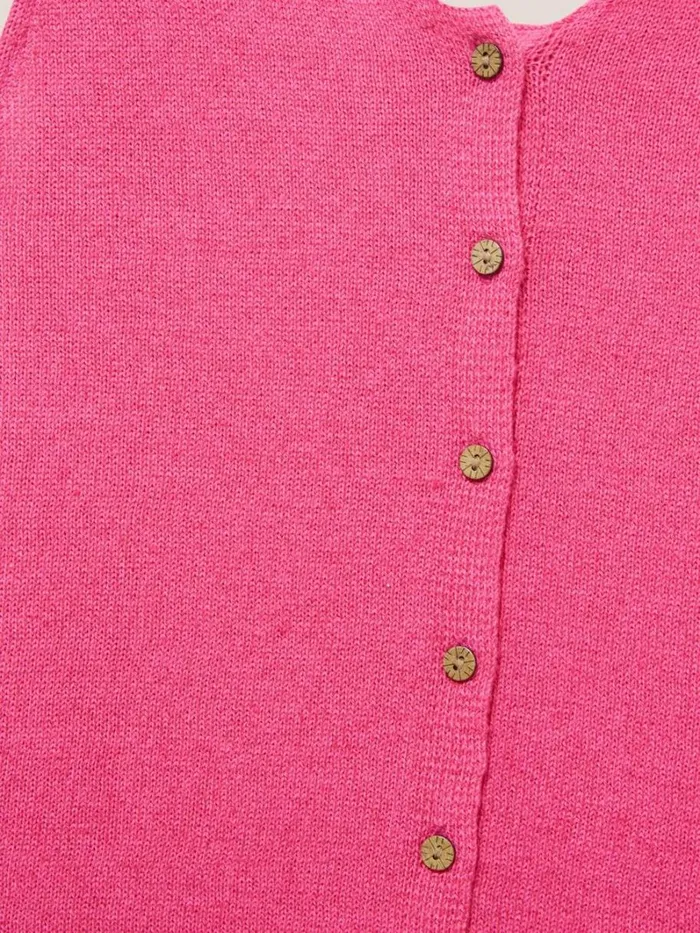 White Stuff KNITWEAR DAISY KNITTED VEST Bright Pink 8211 Women White Stuff KNITWEAR DAISY KNITTED VEST Bright Pink 8211 Women