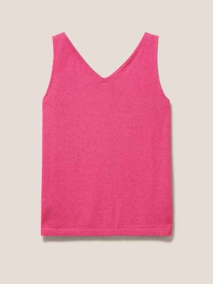 White Stuff KNITWEAR DAISY KNITTED VEST Bright Pink 8211 Women White Stuff KNITWEAR DAISY KNITTED VEST Bright Pink 8211 Women