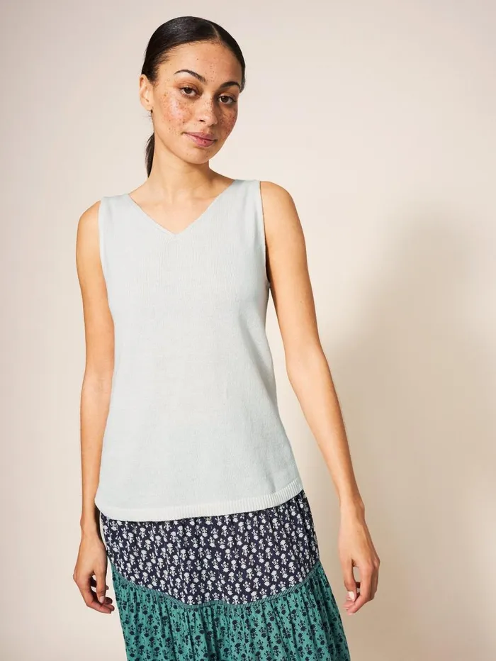 White Stuff KNITWEAR DAISY KNITTED VEST Light Natural 8211 Women White Stuff KNITWEAR DAISY KNITTED VEST Light Natural 8211 Women