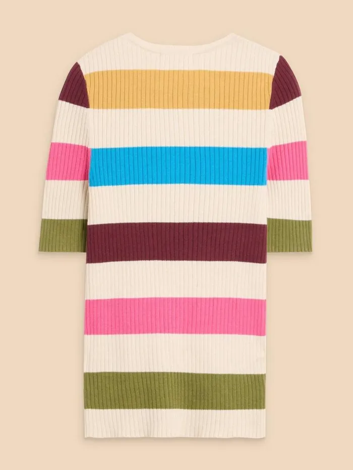 White Stuff KNITWEAR IVY RIB JUMPER Ivory Multi 8211 Women White Stuff KNITWEAR IVY RIB JUMPER Ivory Multi 8211 Women