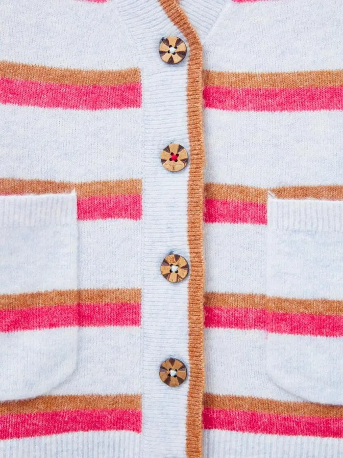 White Stuff KNITWEAR JAMIE CARDI Blue Multi 8211 Women White Stuff KNITWEAR JAMIE CARDI Blue Multi 8211 Women