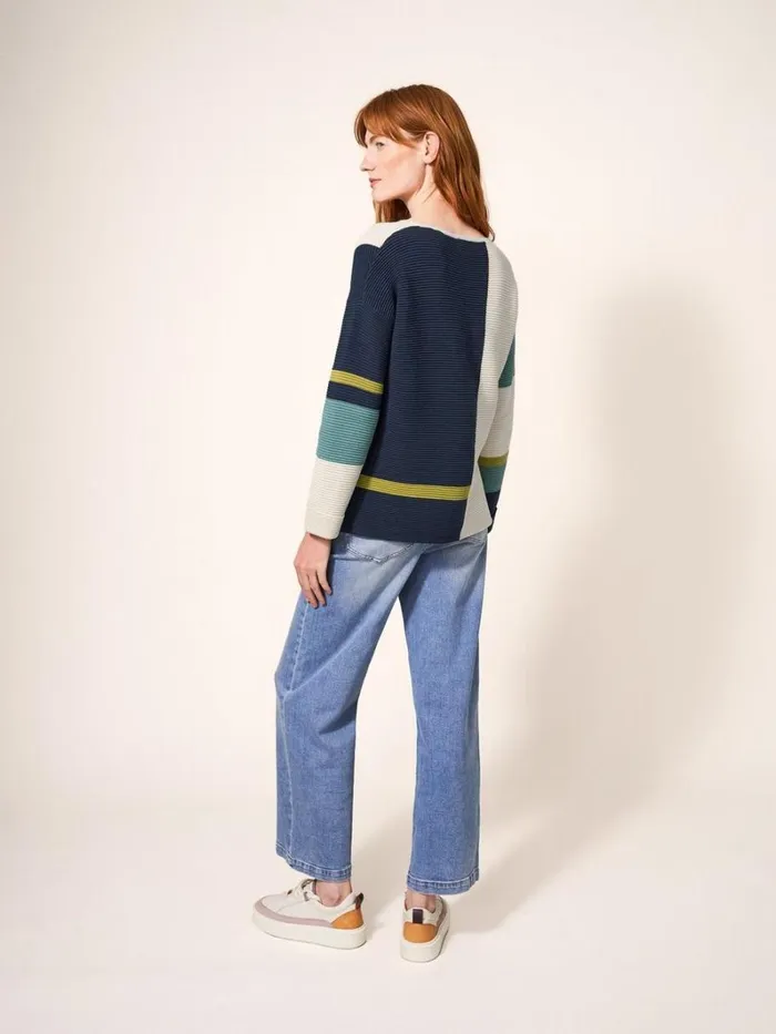 White Stuff KNITWEAR JANA JUMPER Teal Multi 8211 Women White Stuff KNITWEAR JANA JUMPER Teal Multi 8211 Women
