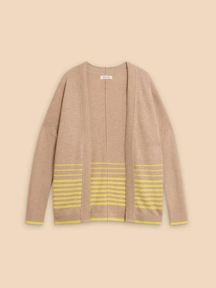 White Stuff KNITWEAR LILY LONGLINE CARDI Natural Multi 8211 Women White Stuff KNITWEAR LILY LONGLINE CARDI Natural Multi 8211 Women