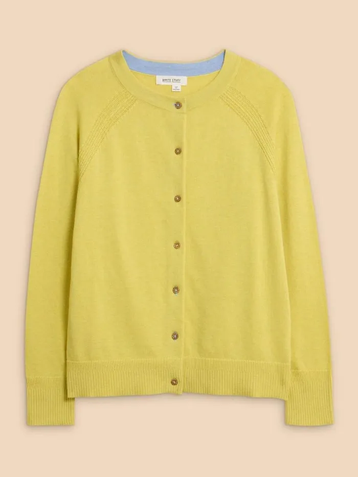 White Stuff KNITWEAR LULU CARDI Bright Yellow 8211 Women White Stuff KNITWEAR LULU CARDI Bright Yellow 8211 Women