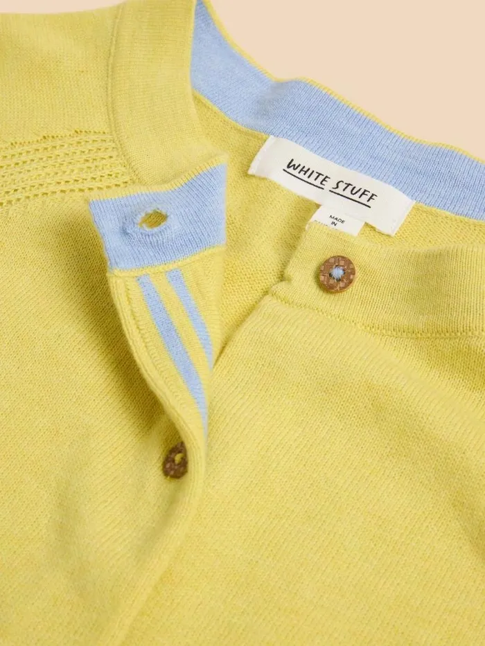 White Stuff KNITWEAR LULU CARDI Bright Yellow 8211 Women White Stuff KNITWEAR LULU CARDI Bright Yellow 8211 Women