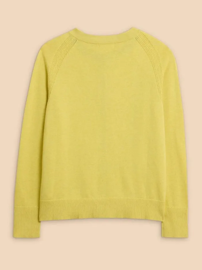 White Stuff KNITWEAR LULU CARDI Bright Yellow 8211 Women White Stuff KNITWEAR LULU CARDI Bright Yellow 8211 Women