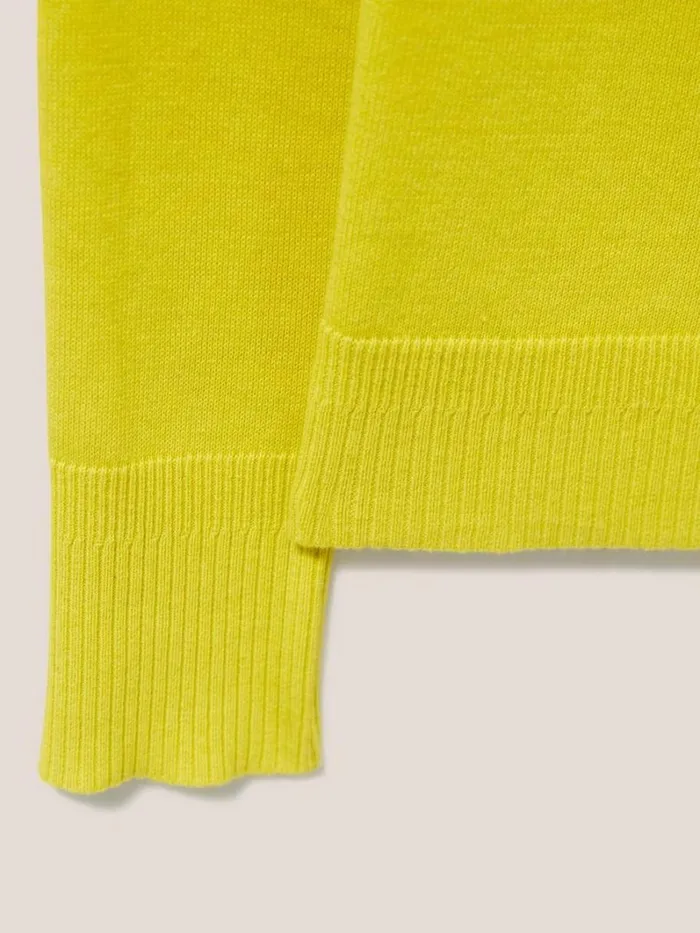 White Stuff KNITWEAR Lulu Crew Neck Cardigan Light Chartreuse 8211 Women White Stuff KNITWEAR Lulu Crew Neck Cardigan Light Chartreuse 8211 Women