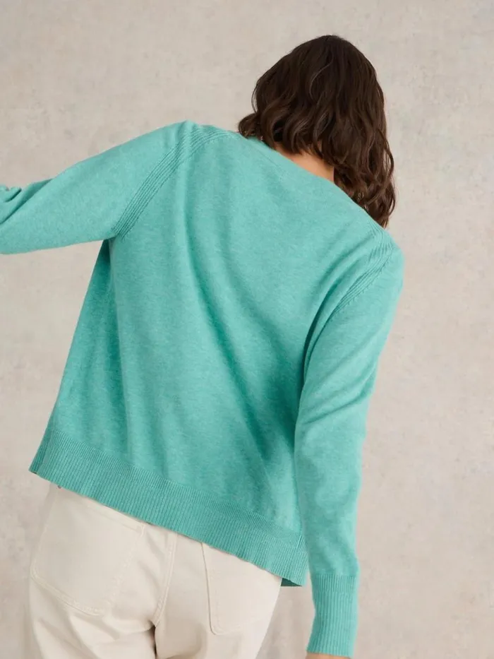 White Stuff KNITWEAR LULU KNIT CARDI Mid Teal 8211 Women White Stuff KNITWEAR LULU KNIT CARDI Mid Teal 8211 Women
