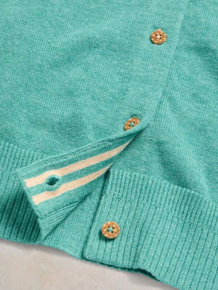 White Stuff KNITWEAR LULU KNIT CARDI Mid Teal 8211 Women White Stuff KNITWEAR LULU KNIT CARDI Mid Teal 8211 Women
