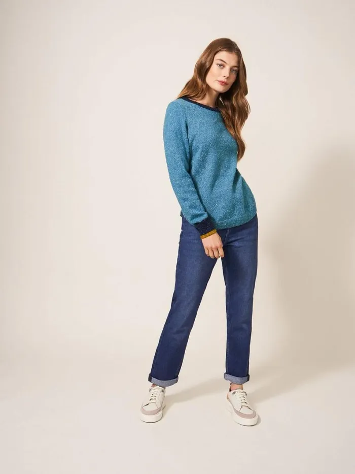 White Stuff KNITWEAR NATALIE NEP JUMPER Light Blue 8211 Women White Stuff KNITWEAR NATALIE NEP JUMPER Light Blue 8211 Women