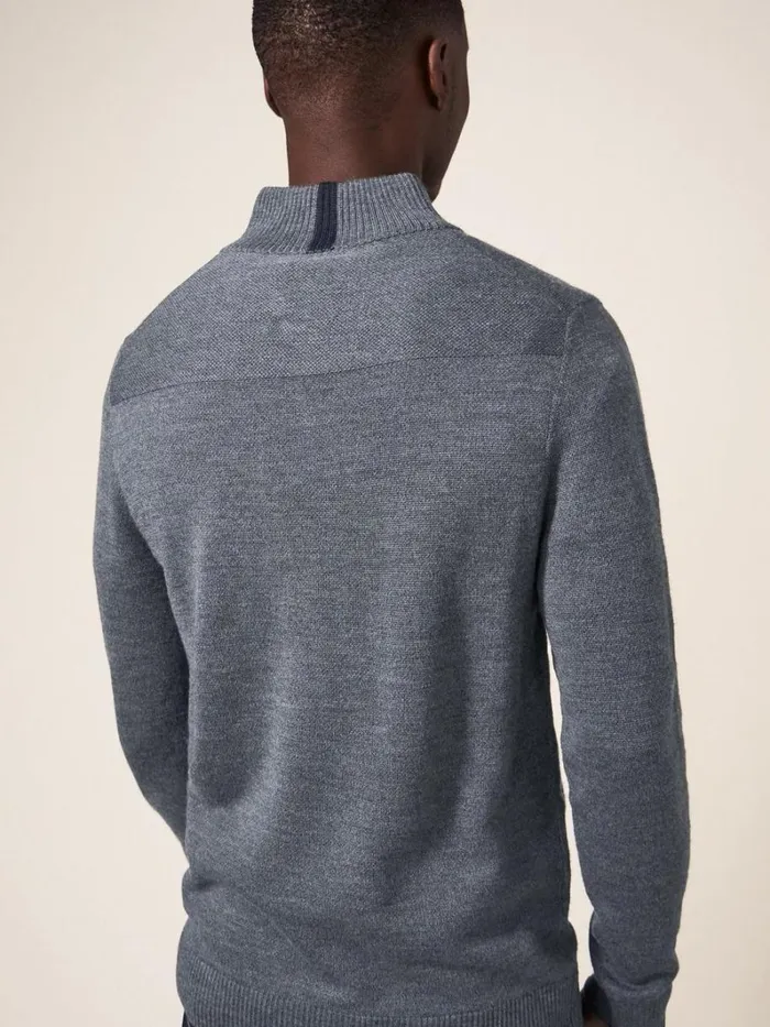 White Stuff KNITWEAR Newport Merino Jumper Charcoal Grey 8211 Men White Stuff KNITWEAR Newport Merino Jumper Charcoal Grey 8211 Men