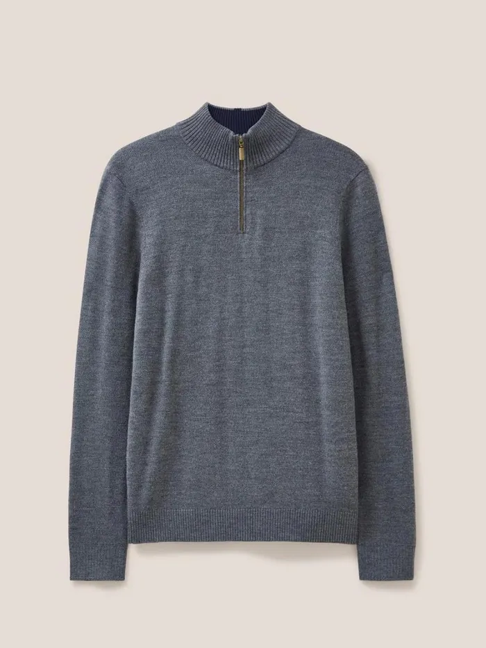 White Stuff KNITWEAR Newport Merino Jumper Charcoal Grey 8211 Men White Stuff KNITWEAR Newport Merino Jumper Charcoal Grey 8211 Men