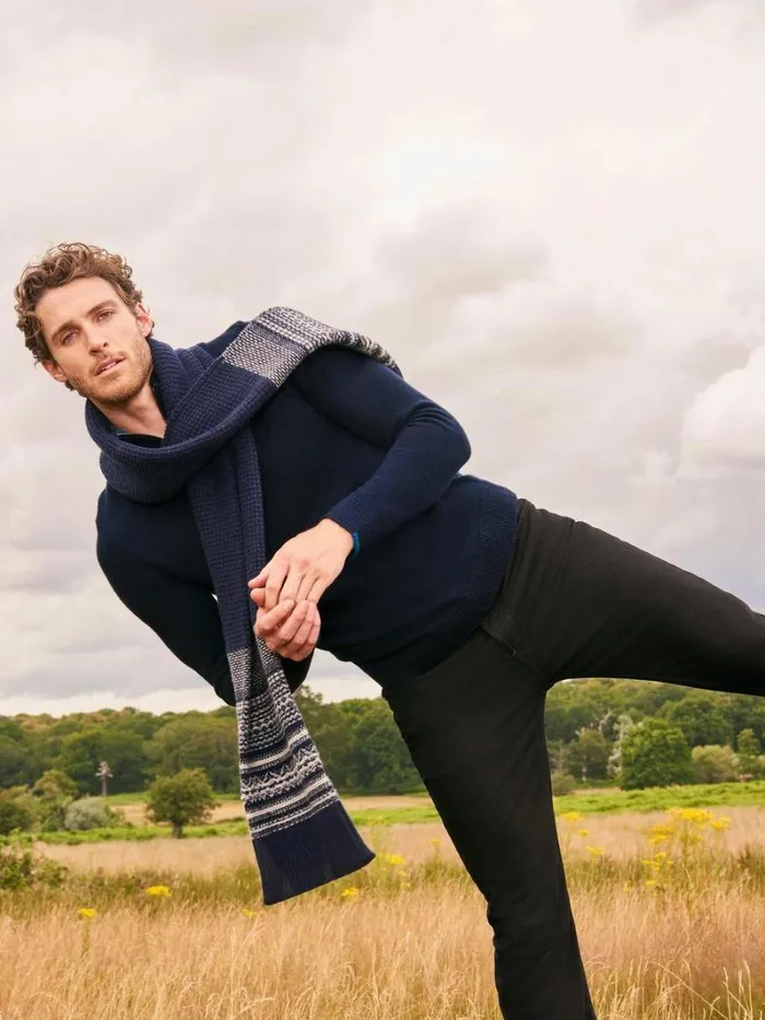 White Stuff KNITWEAR Newport Merino Jumper Dark Navy 8211 Men White Stuff KNITWEAR Newport Merino Jumper Dark Navy 8211 Men
