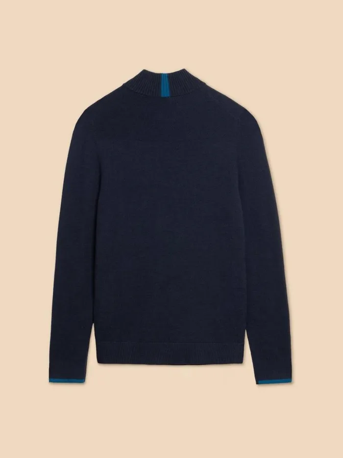 White Stuff KNITWEAR Newport Merino Jumper Dark Navy 8211 Men White Stuff KNITWEAR Newport Merino Jumper Dark Navy 8211 Men