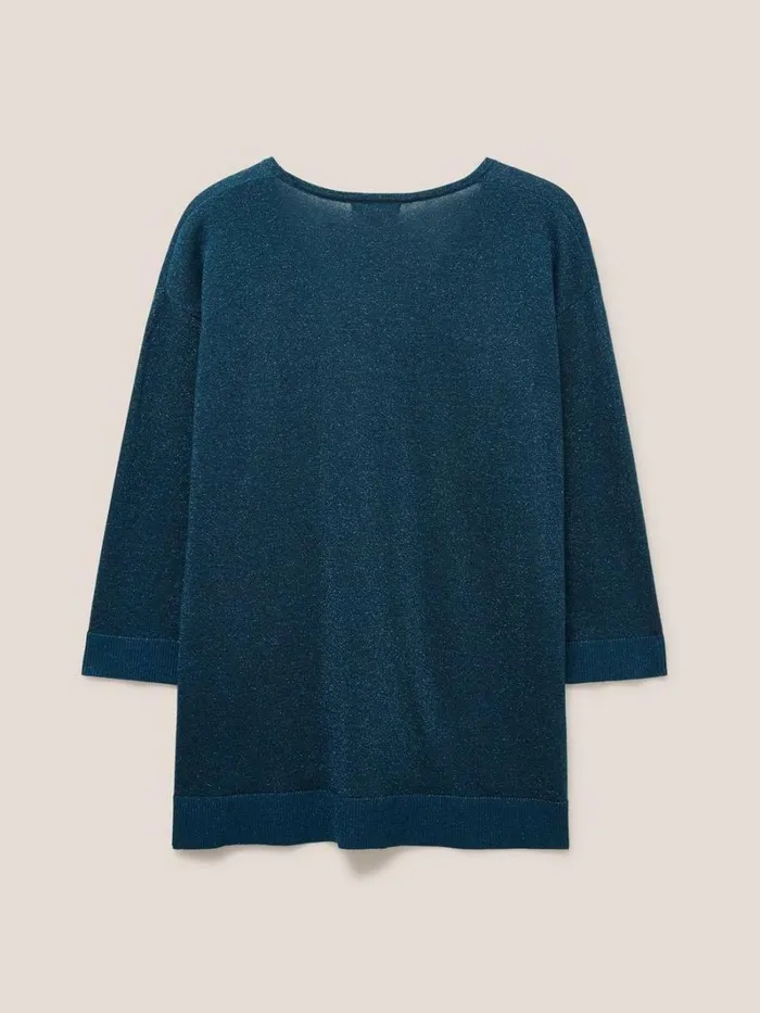 White Stuff KNITWEAR NIGHT SKY V NECK JUMPER Mid Teal 8211 Women White Stuff KNITWEAR NIGHT SKY V NECK JUMPER Mid Teal 8211 Women