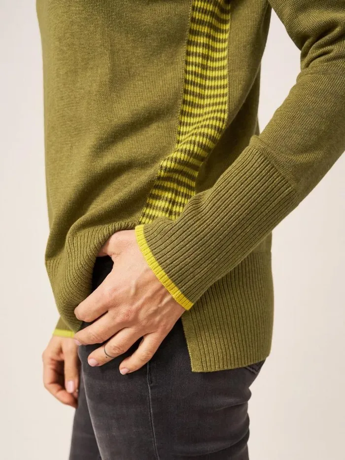 White Stuff KNITWEAR Olive Crew Neck Jumper Deep Green 8211 Women White Stuff KNITWEAR Olive Crew Neck Jumper Deep Green 8211 Women