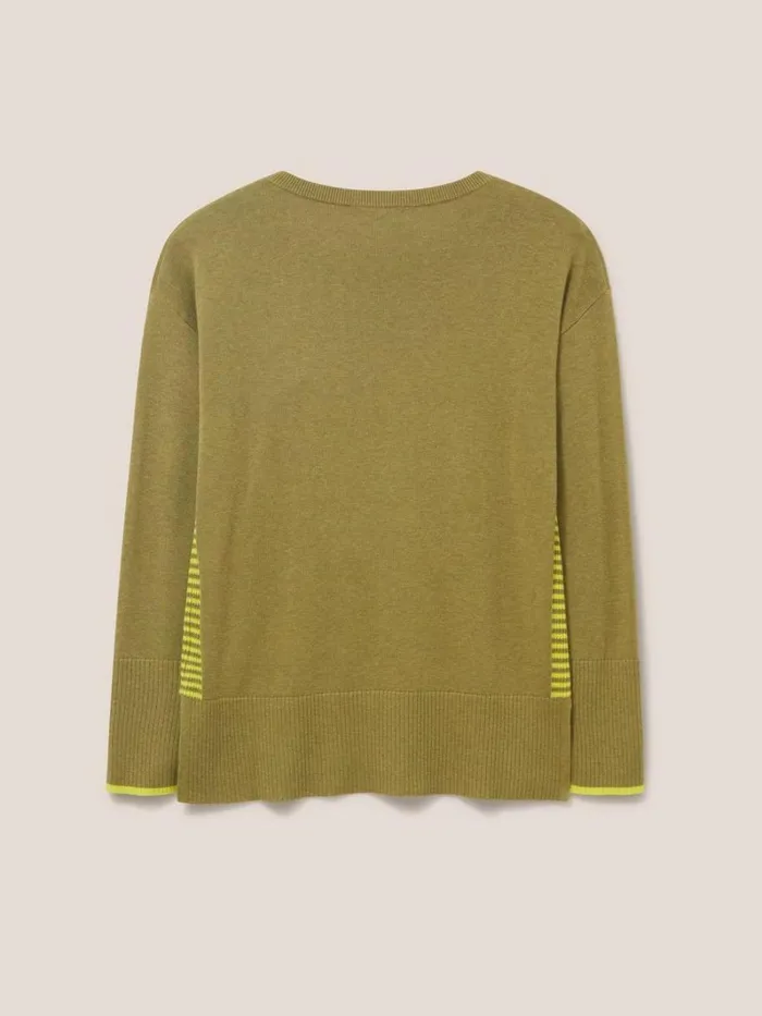 White Stuff KNITWEAR Olive Crew Neck Jumper Deep Green 8211 Women White Stuff KNITWEAR Olive Crew Neck Jumper Deep Green 8211 Women