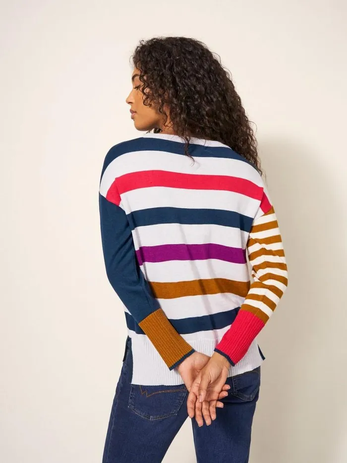White Stuff KNITWEAR OLIVE HEART JUMPER Grey Multi 8211 Women White Stuff KNITWEAR OLIVE HEART JUMPER Grey Multi 8211 Women