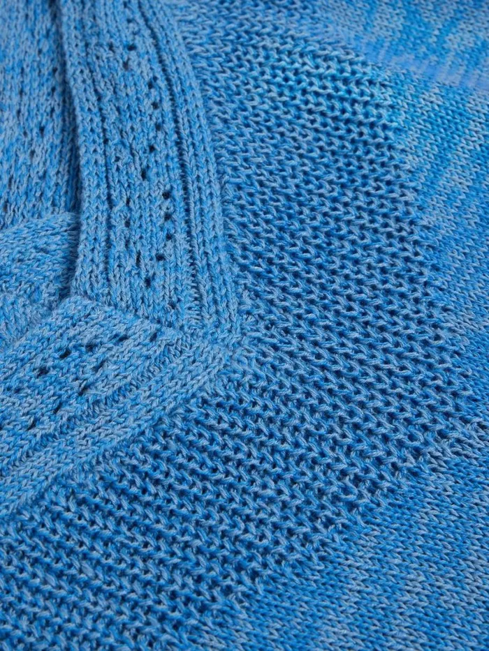 White Stuff KNITWEAR SAXON VEST Mid Blue 8211 Women White Stuff KNITWEAR SAXON VEST Mid Blue 8211 Women