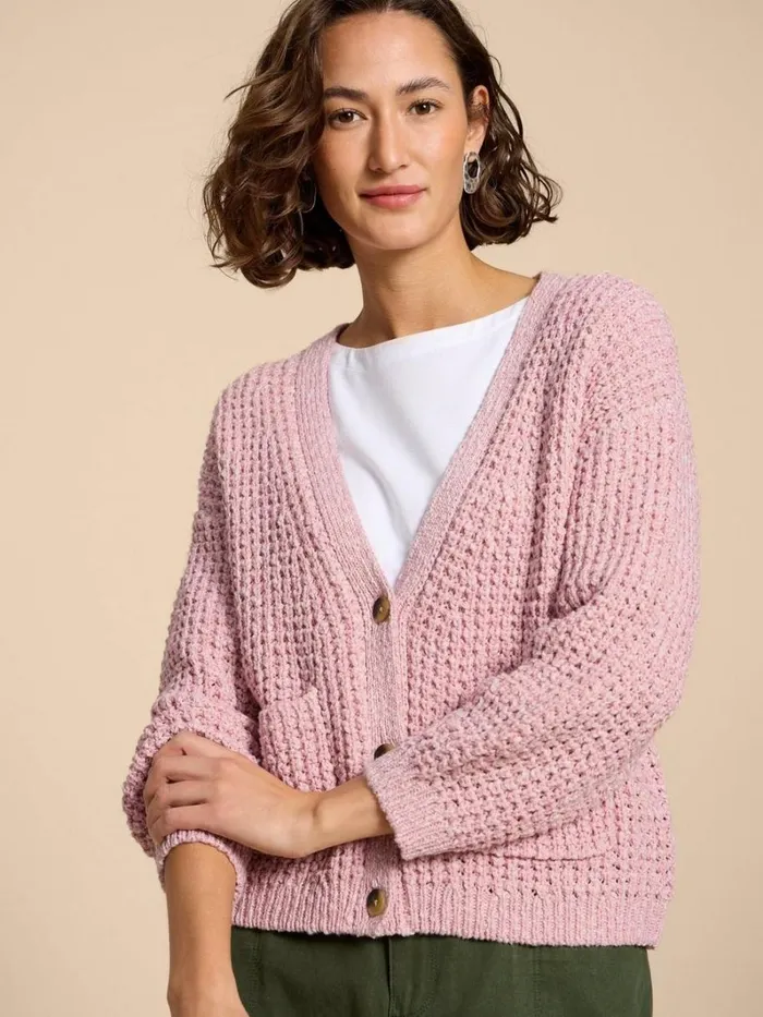 White Stuff KNITWEAR SESSI CARDI Dusty Pink 8211 Women White Stuff KNITWEAR SESSI CARDI Dusty Pink 8211 Women