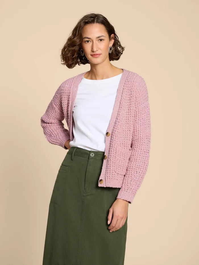 White Stuff KNITWEAR SESSI CARDI Dusty Pink 8211 Women White Stuff KNITWEAR SESSI CARDI Dusty Pink 8211 Women
