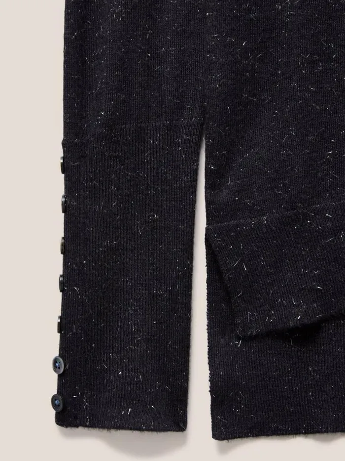 White Stuff KNITWEAR SPARKLE ROLL NECK JUMPER Charcoal Grey 8211 Women White Stuff KNITWEAR SPARKLE ROLL NECK JUMPER Charcoal Grey 8211 Women