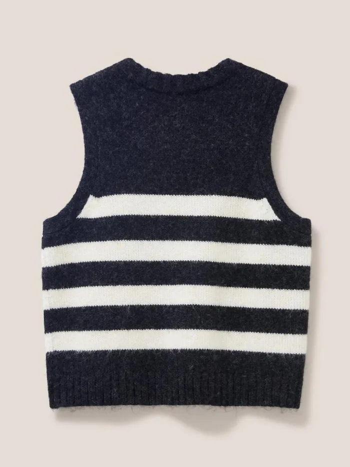 White Stuff KNITWEAR STRIPE TANK Black Multi 8211 Women White Stuff KNITWEAR STRIPE TANK Black Multi 8211 Women