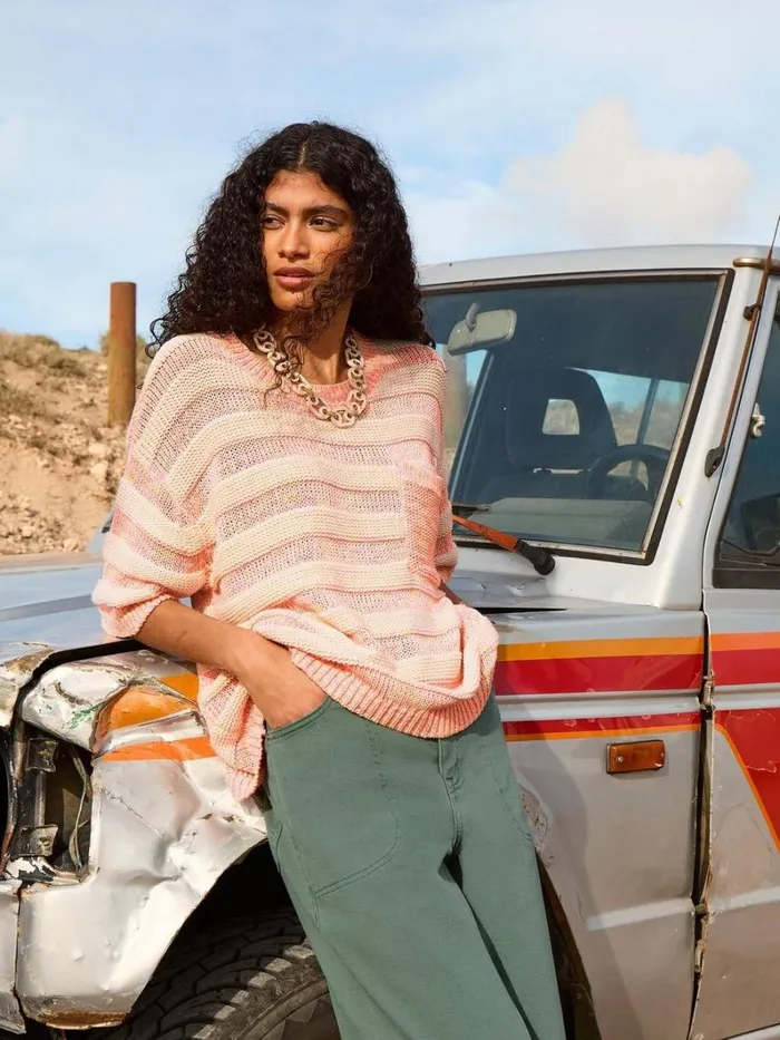 White Stuff KNITWEAR TERRY KNITTED TEE Orange Multi 8211 Women White Stuff KNITWEAR TERRY KNITTED TEE Orange Multi 8211 Women