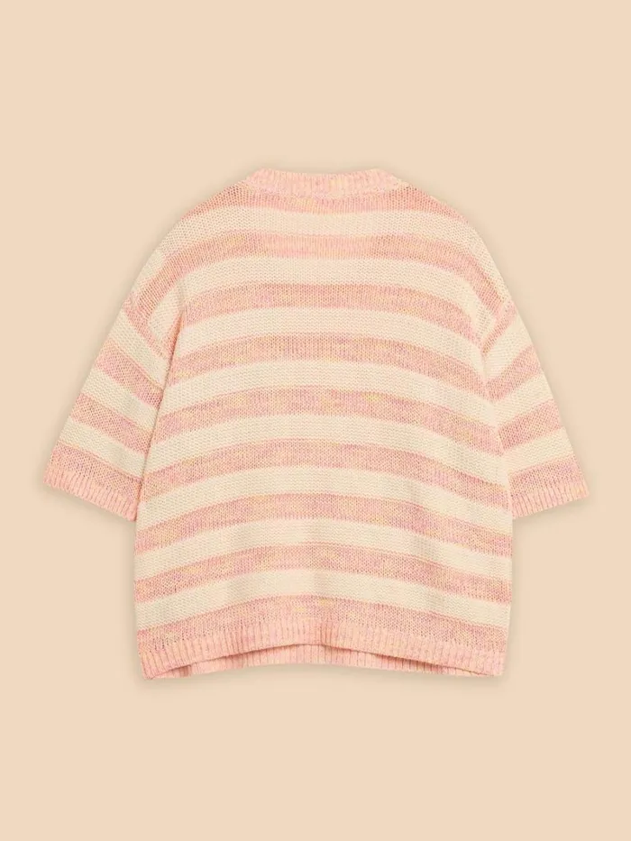 White Stuff KNITWEAR TERRY KNITTED TEE Orange Multi 8211 Women White Stuff KNITWEAR TERRY KNITTED TEE Orange Multi 8211 Women