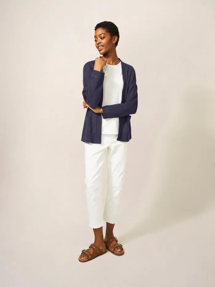 White Stuff KNITWEAR Tiana Cardi Dusty Purple 8211 Women